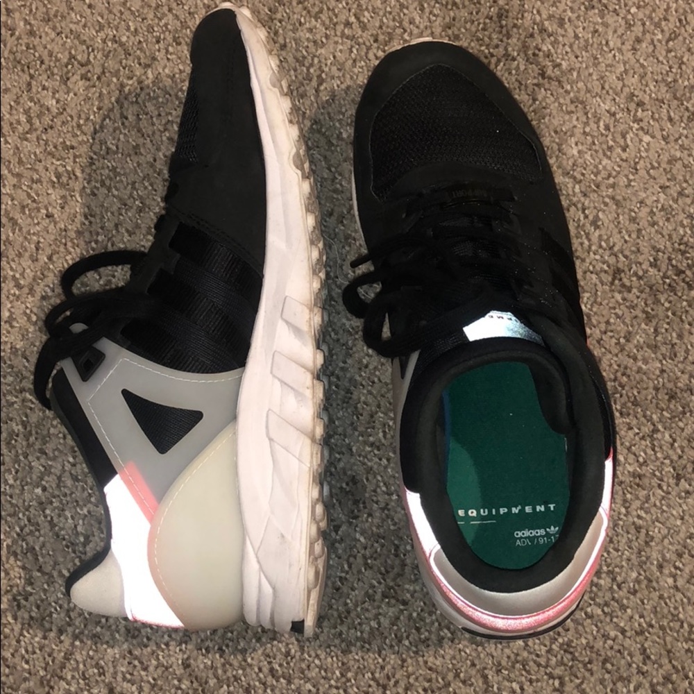 Adidas Men’s 91 / 17 EQT. Size 9.5. Black/Pink